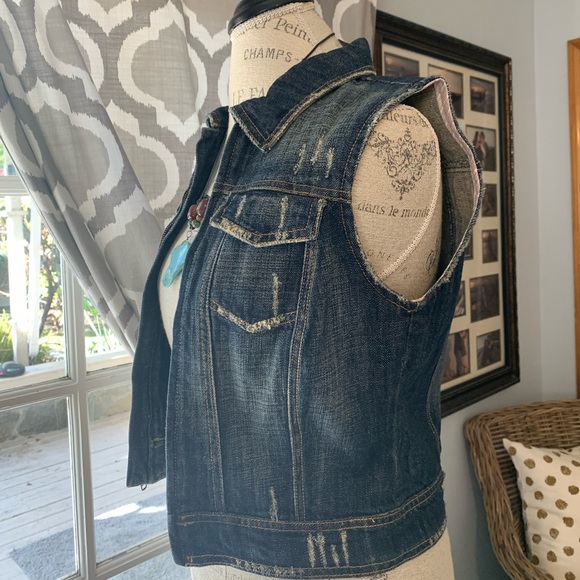 Denim Jean Vest - Picture 5 of 10